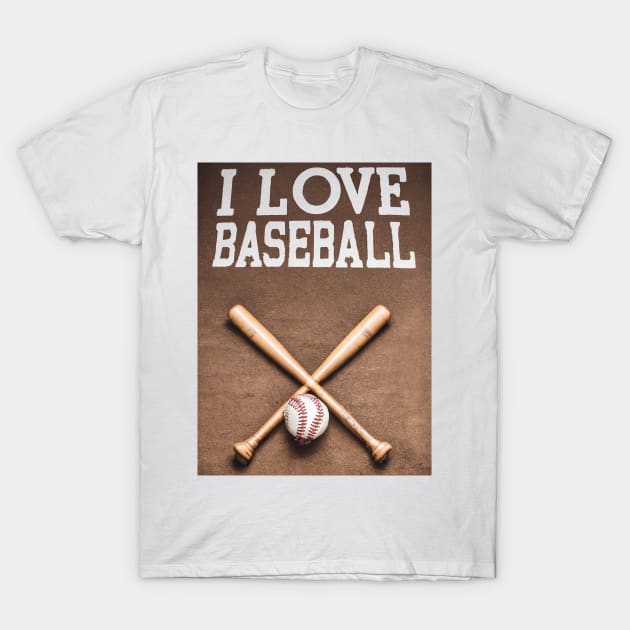 Eat Sleep Baseball Repeat Baseball Player Funny Baseball T-Shirt by BukovskyART